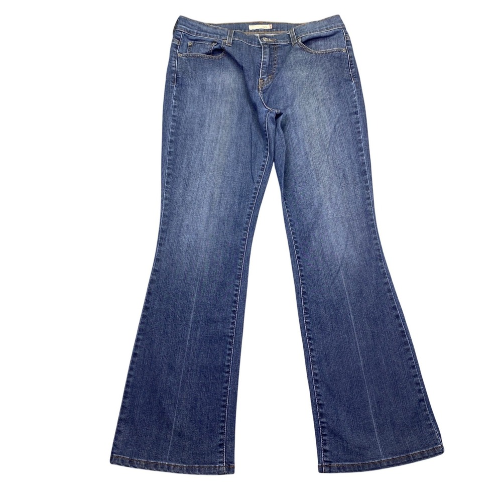 Levis 515 Bootcut Jeans Womens 10 Medium‎ Blue Denim Mid Rise Western Y2K Grunge